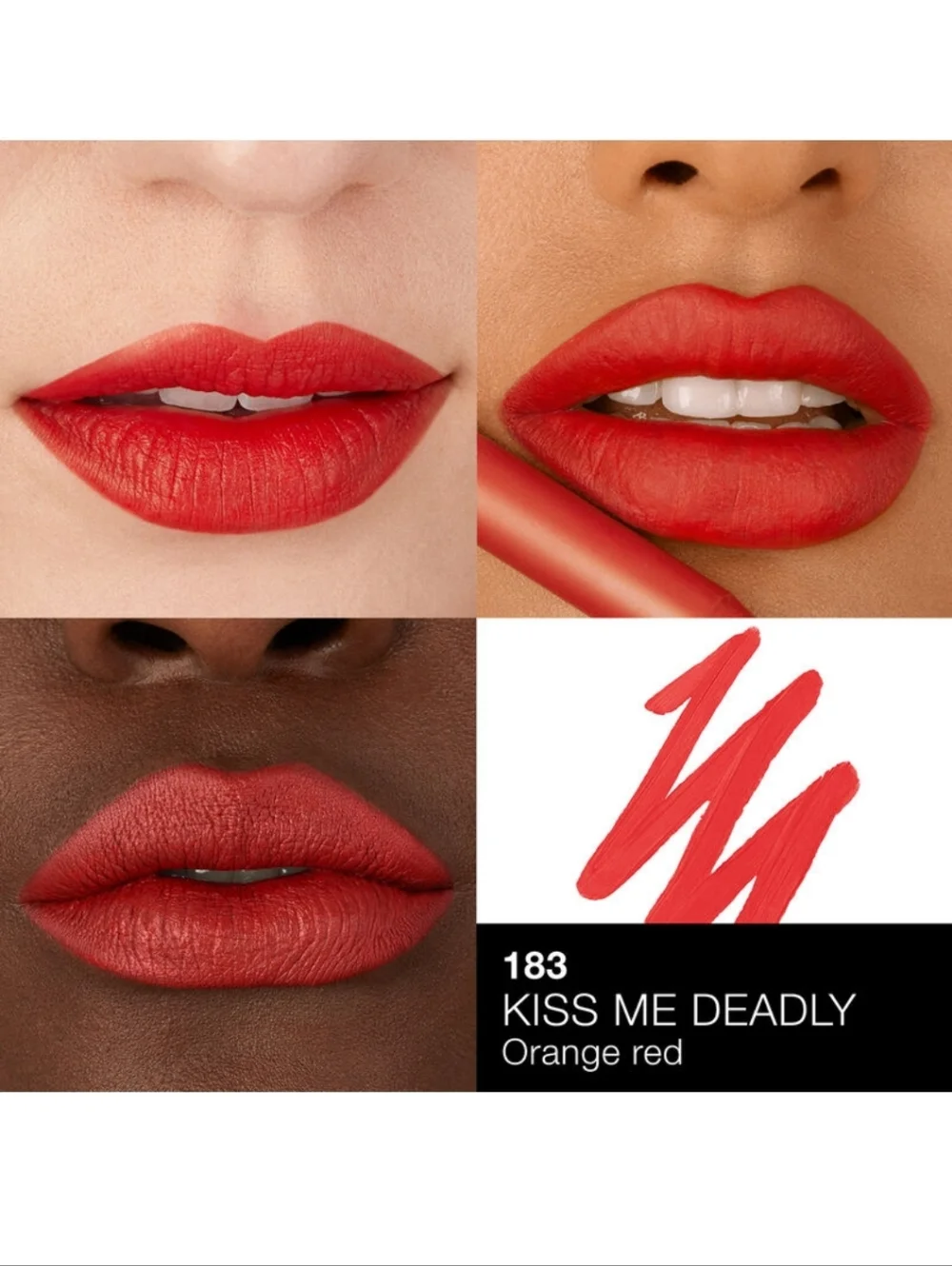 🌺NARS Kiss Me Deadly Powermatte High Intensity Lip Pencil Lipstick Matte